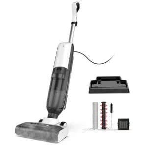 Smart German Vertical Wet Dry Steam Vacuum Cleaner Self Cleaning Function High Efficiency Suction HEPA Filter 1500W LED Display