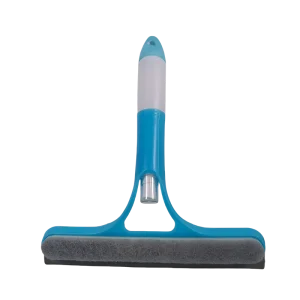 Soft Rubber Absorbent Squeegee with Hangable Window Scraper and Spray Bottle