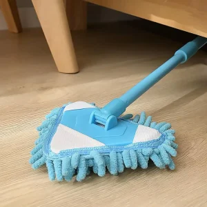 Songtai Triangle Head Microfiber Extendable Lazy Cleaning Mop Efficient Dust Removal for Glass Kitchen Bathroom Floors