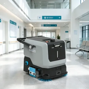 Sparkoz TN10 Pro Compact Autonomous Floor Scrubber Robot 10L Tank Double Roller Brush Auto Mode Automatic Dirt Household