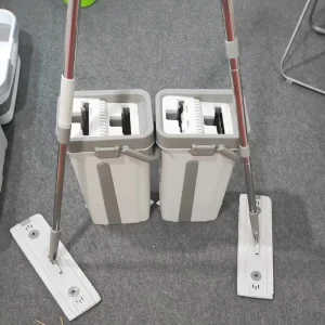 Specializing Production High end Household Flat Mops and Bucket 360 rotating No hand wash Flat Mops
