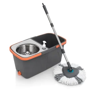 Spin Mop with 360 Rotating Head for Effortless Floor Cleaning