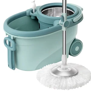 Spinning Sponge Mop and Bucket Set with Absorbent Floor Mop, Household Cleaning Suppliers