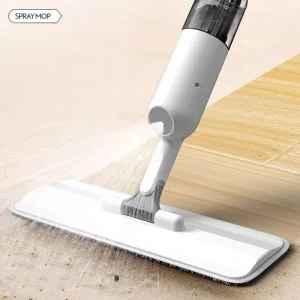 Spray Flat Mop Household Water Spray Floor Mop Wet & Dry Dual Use Disinfectable Hands Free No Hand Wash Cleaning Mop