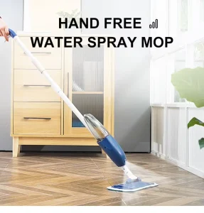 Spray Floor Mops 360 Degree Rotating Floor Cleaning With Microfibre Fabric Fiber Mop Head and Water Spray Flat Mop