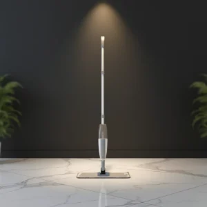 Spray Mop Commercial Grade Aluminum Alloy 300ml Water Tank Fine Spray Durable Office Daily Cleaning Tool