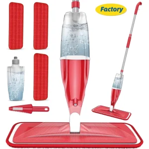 Spray Mop Floor Cleaning Microfiber Houseware Products Long Aluminum Handle Healthy Spray Mop