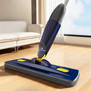 Spray Mop Wet Hands Free Flat Mop with Reusable Microfiber Pads Effortless Cleaning Mop for Hardwood Laminate and Tile Floors