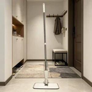 Spray Mop with 360° Rotating Head and Replaceable Microfiber Pad for Window and Floor Cleaning