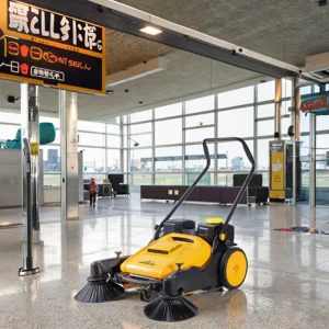 Spray Water Walk Behind Manual Sweeper