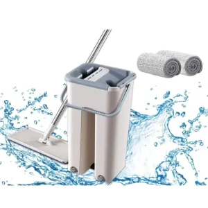 Square Flat Mop and Bucket Set
