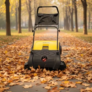 Square Hand Push Walk-Behind Sweeper for Roads, Gardens, and Garbage Cleaning