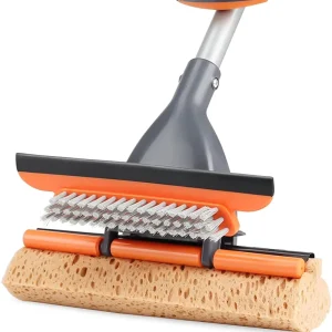 Squeeze Sponge Floor Cleaning Pva Mop with Long Handle