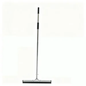Stainless Steel Black Floor Squeegee for Hotels, Toilets, Bathrooms, and Ground Cleaning