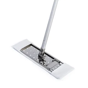 Stainless Steel Flat Mop System with Telescopic Handles Heat-Resistant for Clean Rooms