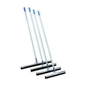 Stainless Steel Floor Squeegee with Aluminum Handle Rubber Floor Wiper