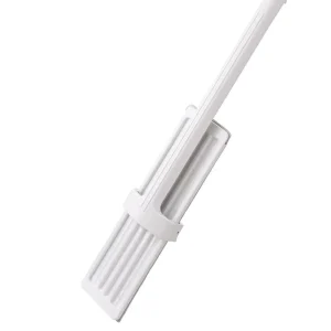 Stainless Steel Long-Handle Dust Mop with Large Mop Head for Hotel, School, and Lobby Floors