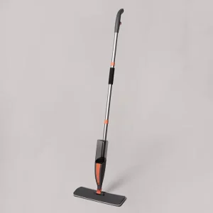 Stainless Steel Microfiber Flat Spray Mop with Water Tank and Sponge Mop Head