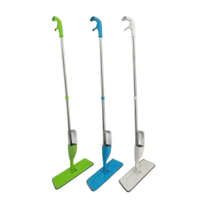Stainless Steel Microfiber Mop with Aluminum Rod, 35 cm Water Spray, Foldable Handle, 500 ml Bottle