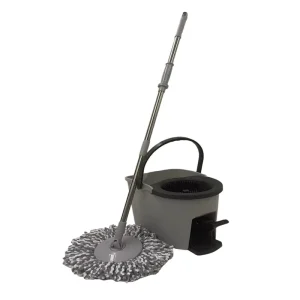 Stainless Steel Pole Handle Removable Spin Dry Magic Wash Mop Cleaning Hands Free Mop with Pedal