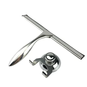 Stainless Steel Shower Squeegee for Bathroom Shower Doors Mirrors Tiles and Car Windows