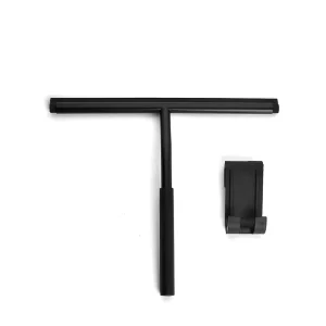 Stainless Steel Shower Squeegee with Hook and Short Handle for Bathroom Glass