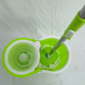 Stainless Steel Spinning Mob Stick 360 Magic Mop House Hold Smart Laundry Supplies