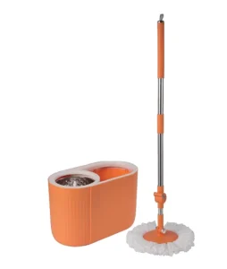 Stainless Steel Telescopic Handle for Microfiber Head Durable Reusable 700ml Capacity Includes 2 Mopheads for Home Office