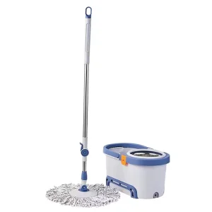 Stainless Steel Telescopic Pole Rotating Bucket Mop Set