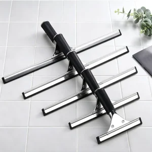 Stainless Steel Window and Shower Squeegee Wiper 15/25/30/35/40/45cm Rust-Proof for Mirrors and Glass Doors