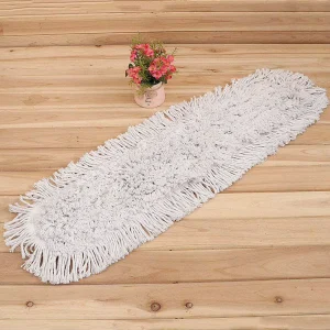Standard 360 Degree Cotton Flat Dust Mop Head for Household Floor Cleaning