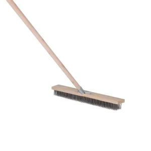 Stiff Hair Stainless Steel Brush Brush Concrete Floor Moss Yard Cleaning Outdoor Scrubber Wire Brush