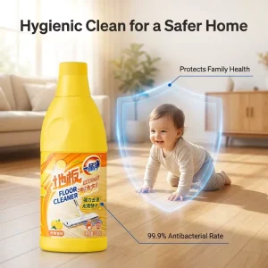 Streak-Free Non-Toxic Floor Wash Liquid for Kitchen and Living Room Floors, OEM