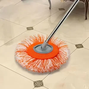 Sunflower Microfiber Mop with Rotatable Design, Absorbent Head, and Ceiling Dust Removal