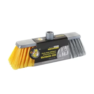 Sunshine High Quality Home Use Modern Household Broom PET Broom Head Nylon Bristles Flagged Bristle PP Dustpan Plastic Handle