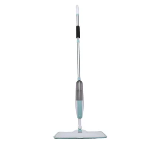 Sunshine Wholesales Foldable Aluminum Rod Microfiber Flat Mop Spray Cleaning 500 700ml Capacity High Dehydration Rate