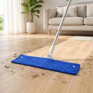 Super-Absorbent Microfiber Mop Refill Pads, Reusable Flat Mop Head Replacement Cloth for Wet and Dry Floor Cleaning