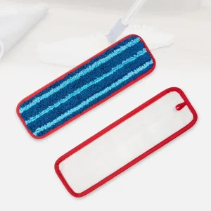 Supplier Reusable Absorbent Microfiber Flat Mop Head Replacement with Aluminum Pole