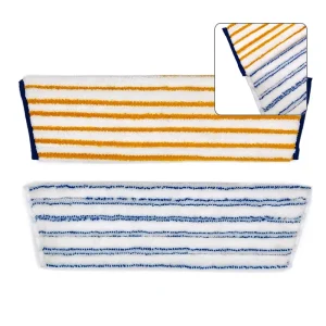 Sustainable Stripe Coral Fleece Flat Mop Pad with PP