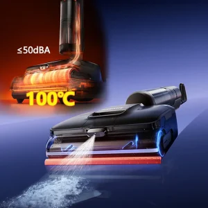 T50 Ultra Floor Cleaner Washer 22000Pa 180° Low-Profile Hot-Air Drying Car and Home Vacuum