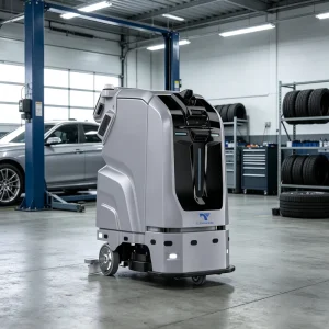 TN70 Autonomous Robotic Floor Scrubber Dryer AI Driverless Floor Cleaner for Business Centers