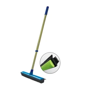 TPR Floor Broom with TPR Squeegee from BSCI Factory
