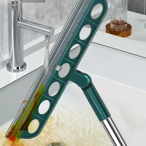TPR Floor Squeegee Broom for Hair and Dust Removal and Window Cleaning