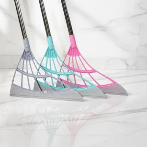 TPR Mini Floor and Window Squeegee with Plastic Handle