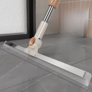 Telescopic Eco-Friendly Broom Rubber Squeegee for Bathroom and Floor Cleaning