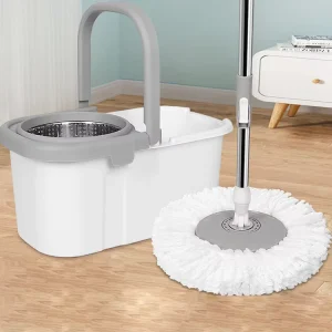 Telescopic Handle 360-Degree Spin Mop with Bucket