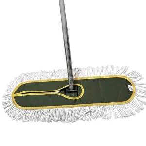 Telescopic Handle Cotton Thread Dust Mop with Replacement Cloth Head for Household, Hotel and Large Floors