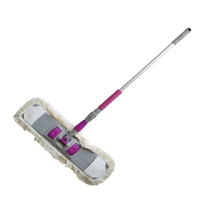 Telescopic Handle Electrostatic Clamp Flat Mop Hand Free Easy Use Self washed Magic Flat Mop Microfiber Cleaning Mop