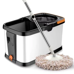 Telescopic Handle Spin Mop with Bucket