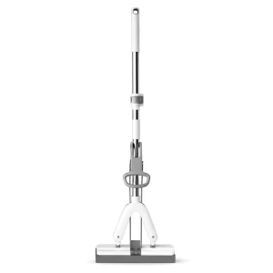 Telescopic PVA Sponge Mop with Wide Mop Head and Top-Press Squeeze Design